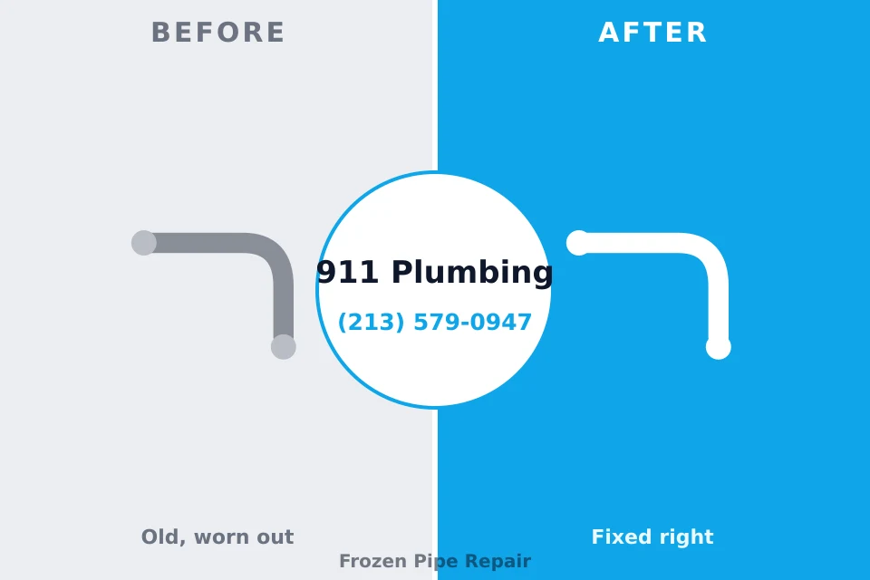 Before and after: plumbing repair Taylorsville, MS